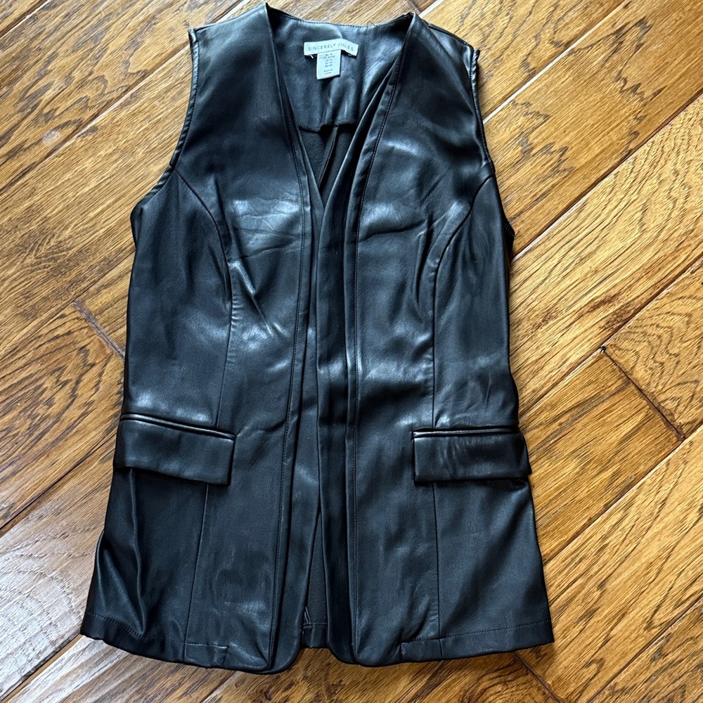 Sincerely Jules black vest.